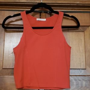 Coral Crop Top